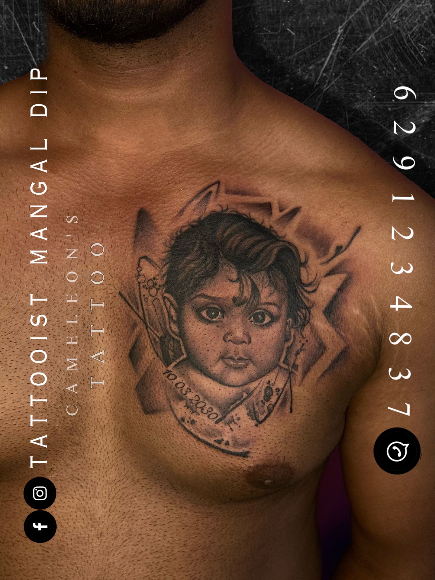Portrait tattoos are highly detailed, permanent depictions of people or pets, acting as deeply emotional tributes to honor loved ones, heroes, or idols. They symbolize love, respect, memory, and admiration
